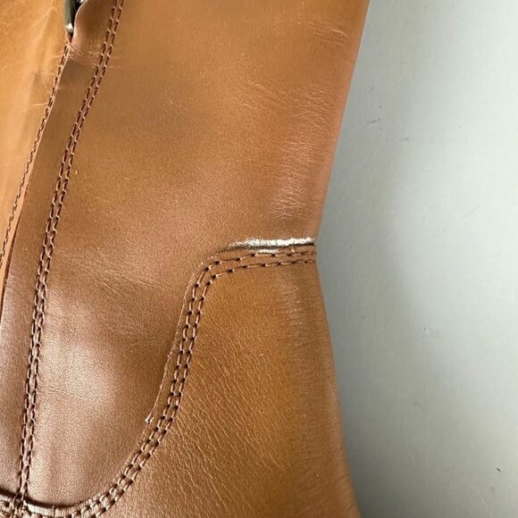 Madewell The Drumgold Boot in Extended Calf in Sepia - Picture 9 of 11